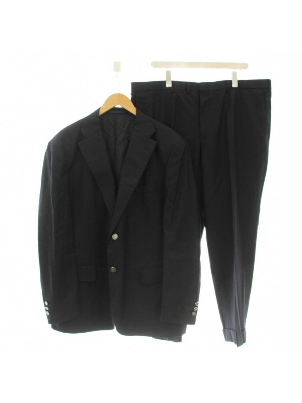 Loro Piana Matsuya Ginza Custom Suit Set Pants Jacket Navy XL